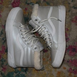 Sale lVANS SK8-Hi MTEMETALLIC/Soft gray Sale lightly  used